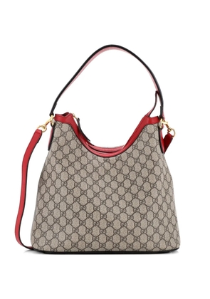 Gucci Pre-Owned Linea A GG Coated Canvas hobo bag - Brown