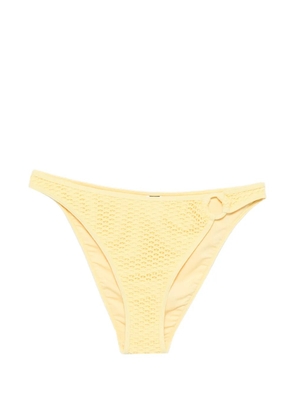 Karl Lagerfeld crochet ring-detail bikini bottoms - Yellow