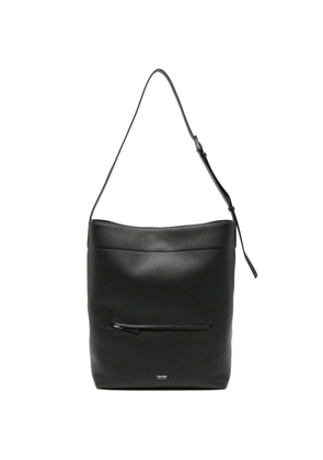 TOM FORD zip-pocket leather shoulder bag - Black