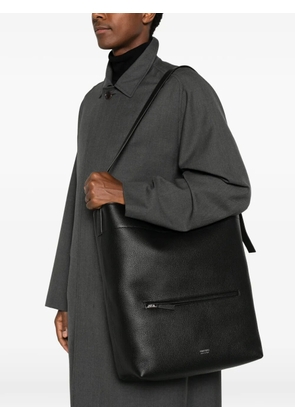 TOM FORD zip-pocket leather shoulder bag - Black
