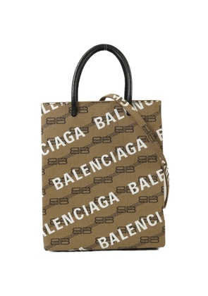 Balenciaga Pre-Owned monogram-print tote bag - Neutrals