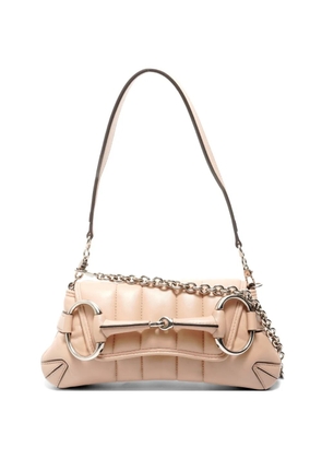 Gucci Pre-Owned 2022-2025 Horsebit Chain shoulder bag - Neutrals