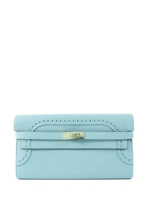 Hermès Pre-Owned Kelly Ghillies wallet - Blue