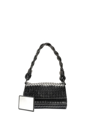 Bottega Veneta Pre-Owned 2008-2012 Intrecciato braided shoulder bag - Black