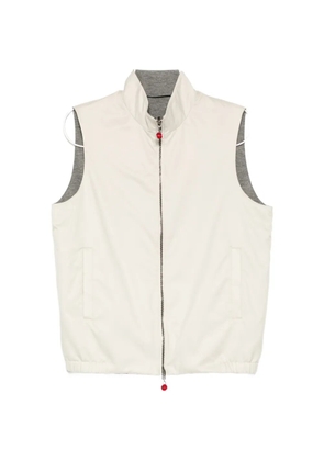 Kiton reversible sleeveless blouson - Neutrals