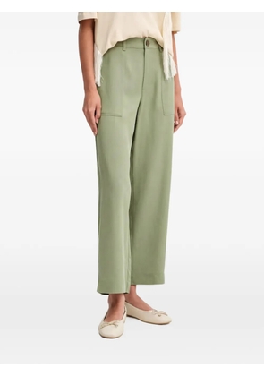 Benetton button straight trousers - Green