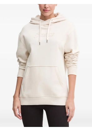 ASICS logo-detailed hoodie - Neutrals