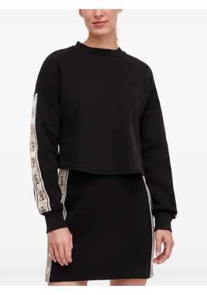 GUESS USA logo-tape sweatshirt - Black