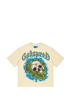 GODSPEED Skull Island graphic-print T-shirt - Neutrals