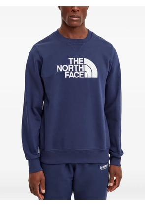 The North Face logo-print crew-neck sweatshirt - Blue