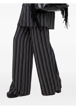 Notes du Nord wide-leg trousers - Black