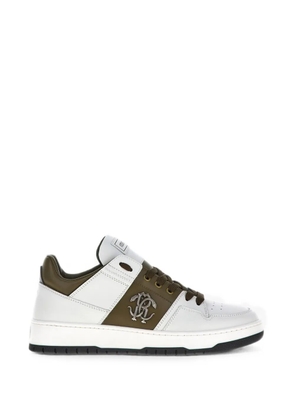 Roberto Cavalli panelled sneakers - White