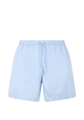 Fedeli logo-patch elasticated swim shorts - Blue