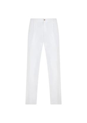 Fedeli high-waisted tailored trousers - White