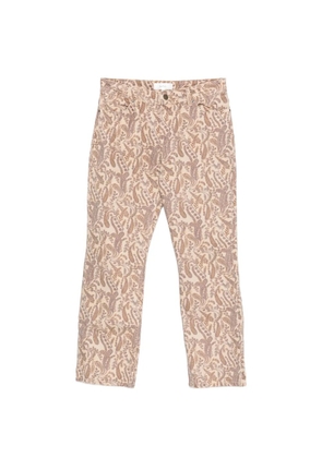 Ba&Sh Tooty paisley-print cotton trousers - Neutrals