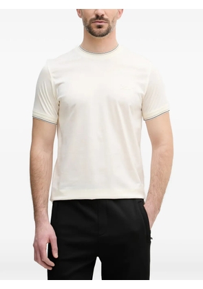 Karl Lagerfeld logo-embroidered T-shirt - Neutrals