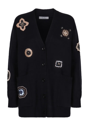Max Mara embellished sequin cardigan - Blue