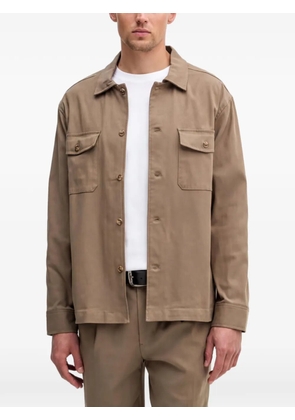 GUESS USA patch-pocket shirt - Neutrals