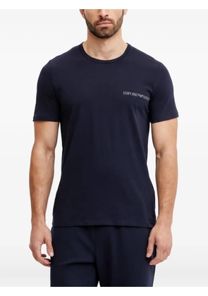 Armani Exchange logo-print T-shirt - Blue