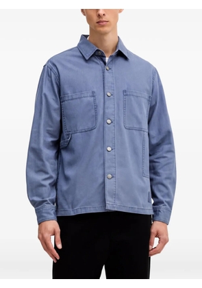 Benetton patch-pocket shirt - Blue