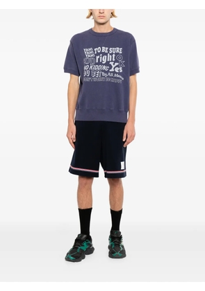 Whitesville graphic-printed crew-neck T-shirt - Blue