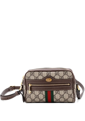 Gucci Pre-Owned Ophidia Shoulder Bag GG Coated Canvas Mini crossbody bag - Brown