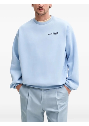 karl kani logo-detail crew-neck sweatshirt - Blue