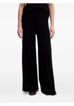 Benetton side-stripe trousers - Black