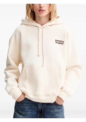 Levi's logo-print hoodie - Neutrals