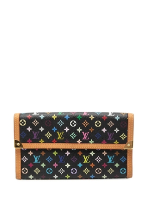 Louis Vuitton Pre-Owned 2007 Monogram Multicolore Porte Tresor International Wallet long wallets - Black
