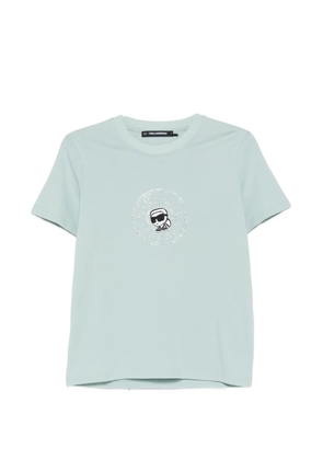 Karl Lagerfeld Ikon cotton T-shirt - Blue
