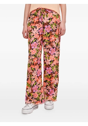 Billabong floral-print pants - Black