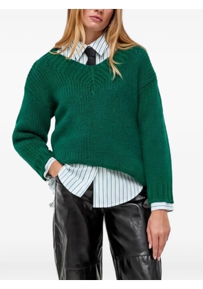 Beatrice B striped long-sleeve shirt - White