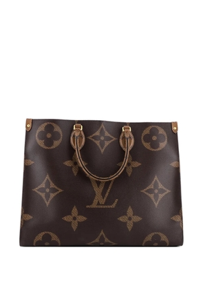 Louis Vuitton Pre-Owned OnTheGo Reverse Monogram Giant GM tote bag - Brown