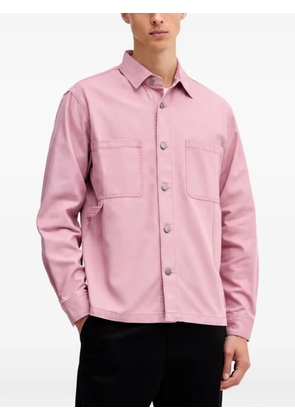 Benetton buttoned chest-pockets shirt - Pink