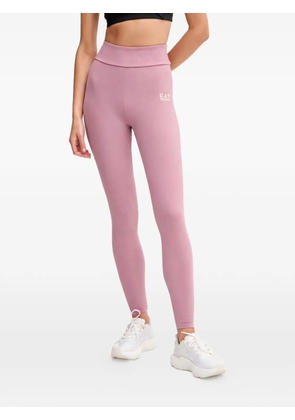 Ea7 Emporio Armani logo-print leggings - Pink
