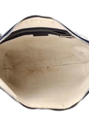 Gucci Pre-Owned Ophidia Half Moon Hobo GG Coated Canvas Small crossbody bag - Blue