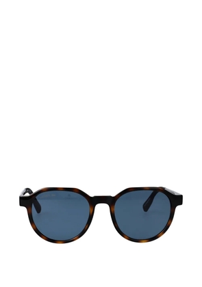 Lacoste tortoiseshell-effect geometric-frame sunglasses - Brown
