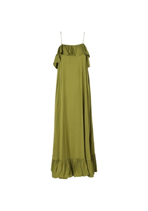 Essentiel Antwerp Jeste ruffled dress - Green