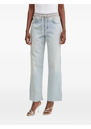 LIU JO drawstring-fastening track pants - Grey