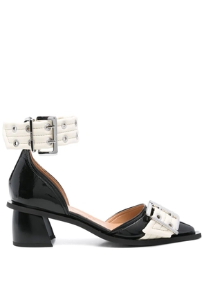 GANNI 55mm Feminine Buckle pumps - Black