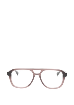 Mykita Nyara double-bridge pilot-frame glasses - Brown