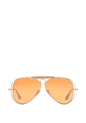 Dolce & Gabbana Eyewear x ray-ban pilot-frame sunglasses - Gold