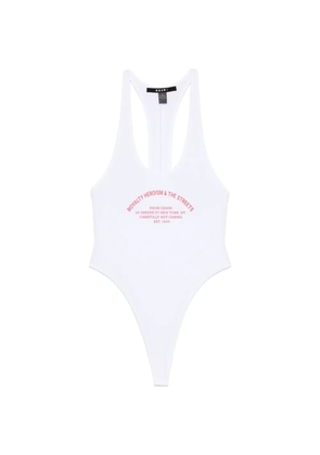 Ksubi Varsity Lara logo-print bodysuit - White