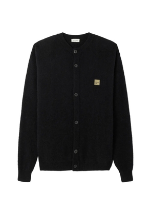 American Vintage Vitow logo-patch cardigan - Black