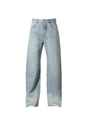 LOEWE buckled-back jeans - Blue