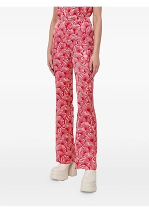 Morgan printed trousers - Red
