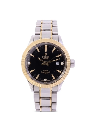 TUDOR 28mm fluted-bezel watch - Black
