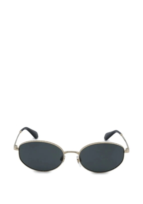 Burberry Eyewear oval-frame sunglasses - Gold