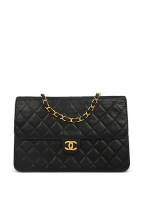 CHANEL Pre-Owned 1997 diamond-quilted CC push-lock shoulder bag - Black